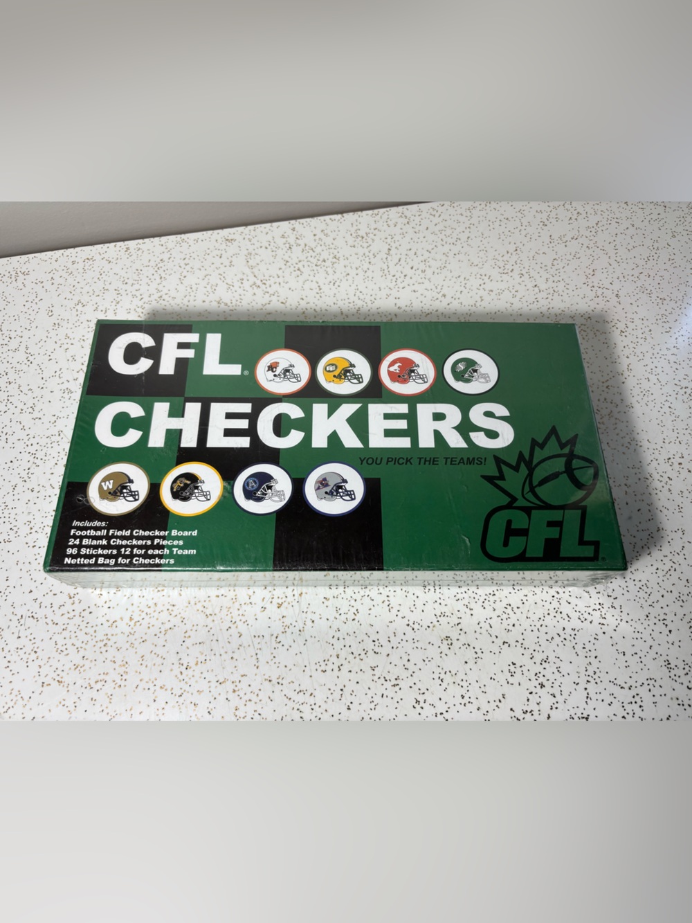 Brand new sealed box CFL checkers game